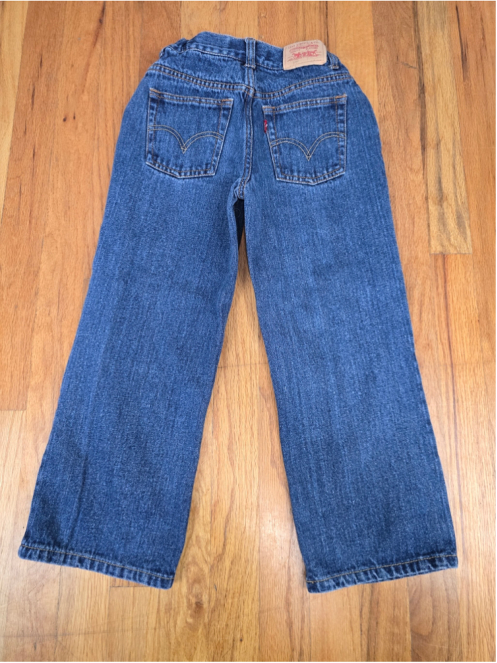 Boys Levi's 569 Loose Fit Jeans Size 7 Blue